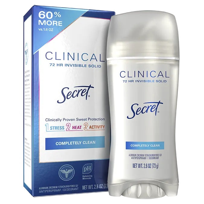 Secret Clinical Strength Invisible Solid Antiperspirant Deodorant image 1