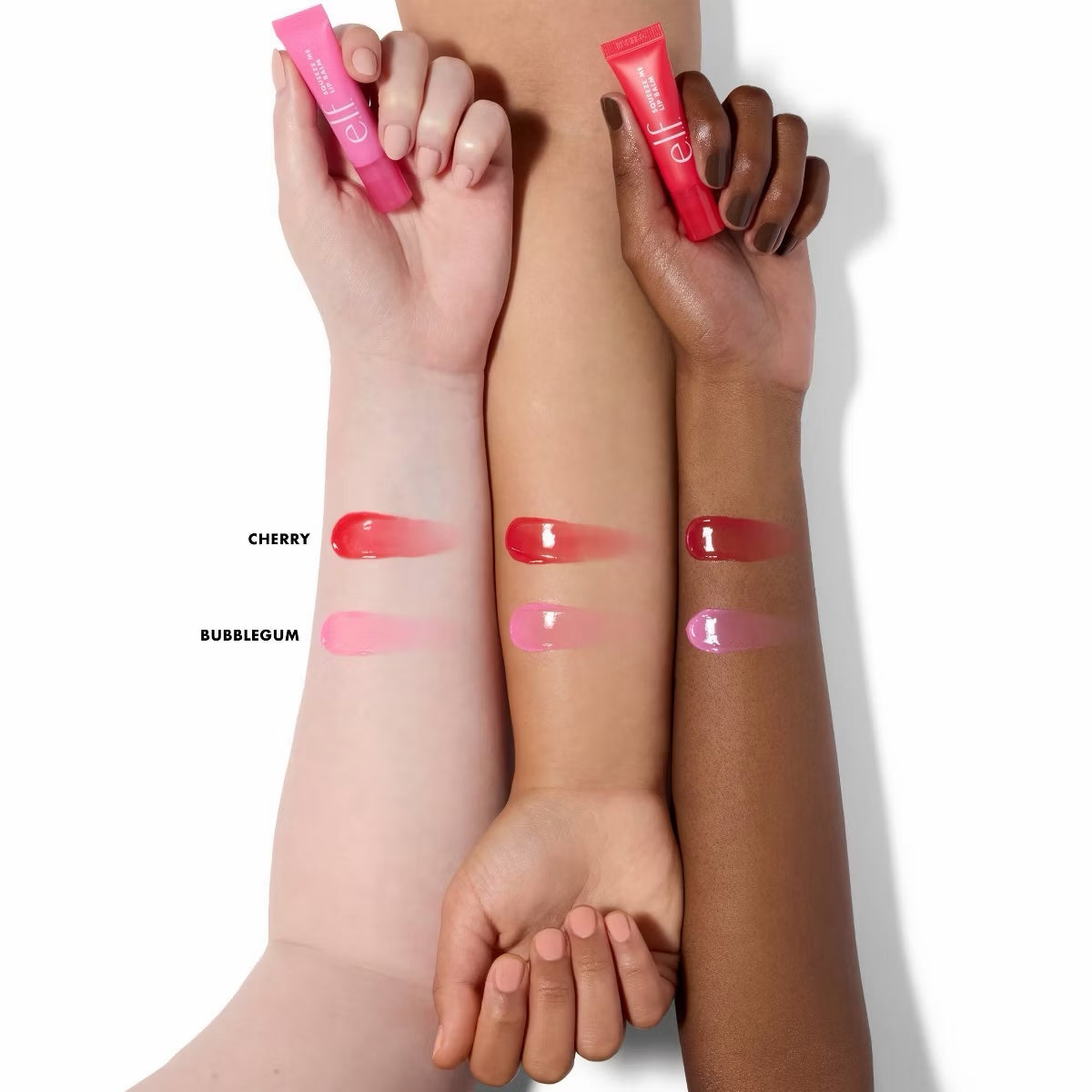e.l.f. Squeeze Me More Lip Balm Duo - Cherry &amp; Bubblegum - 2ct image 1
