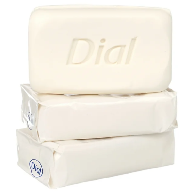Dial Antibacterial Bar Soap, Refresh &amp; Renew, White, 4 oz image 0