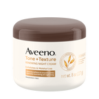 Aveeno Tone + Texture Renewing Body Night Cream, Fragrance-Free, 8oz image 0