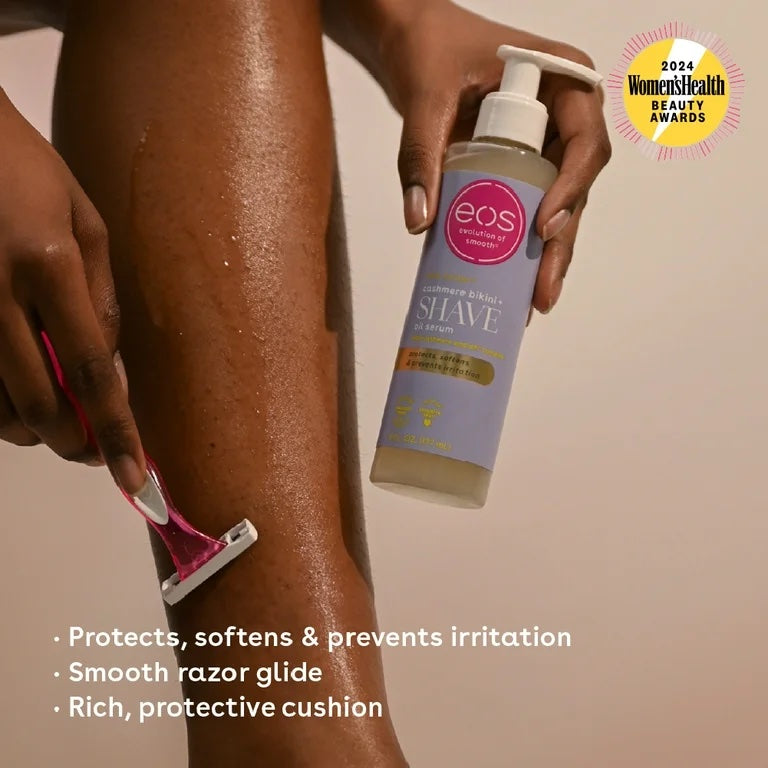 eos Cashmere Skin Collection- Women's Shave Oil, Vanilla Cashmere, Made for Sensitive Skin image 1