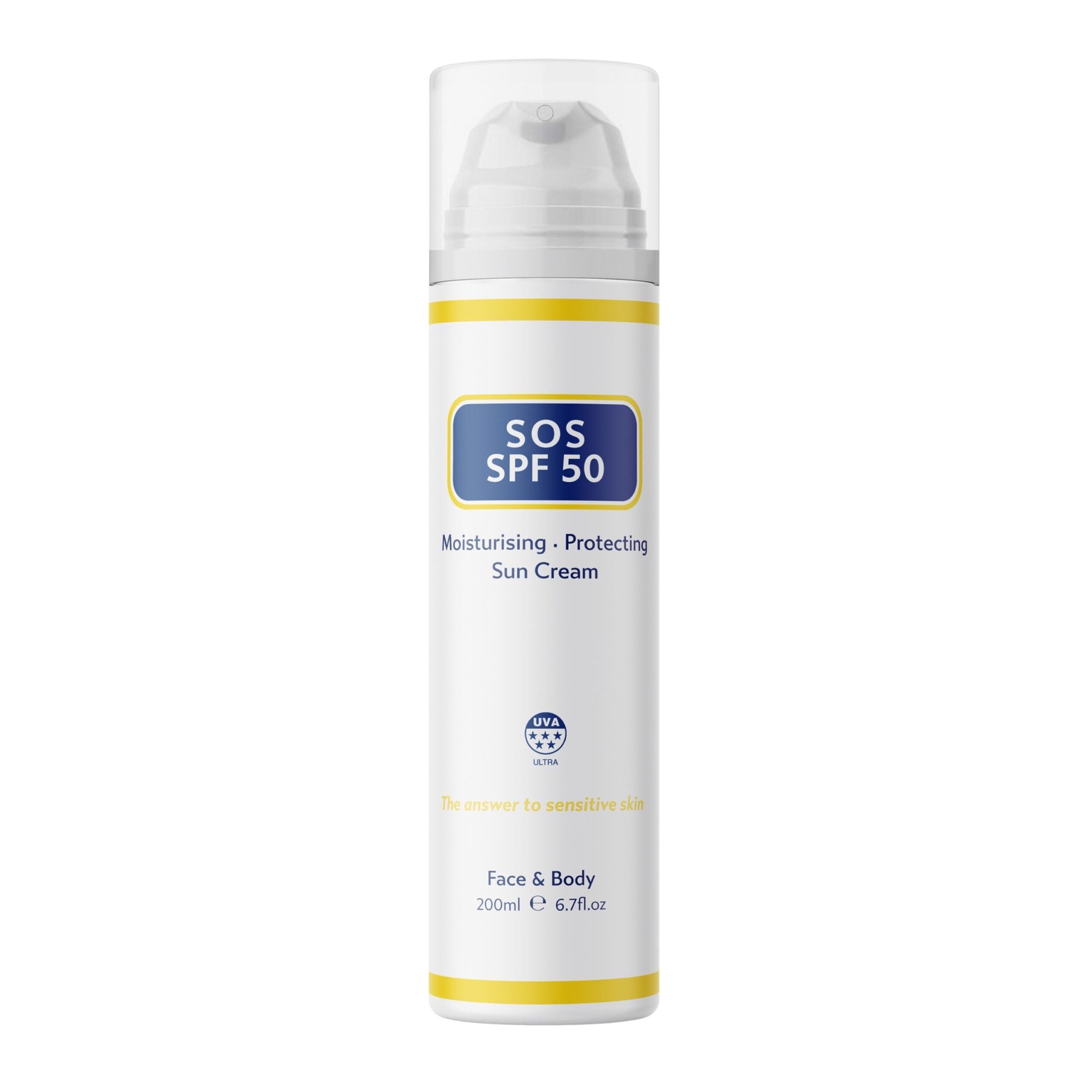 SOS SPF 50 Face and Body Sun Cream image 0