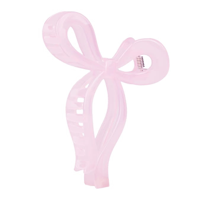 Resin Bow Claw Clip - Pink image