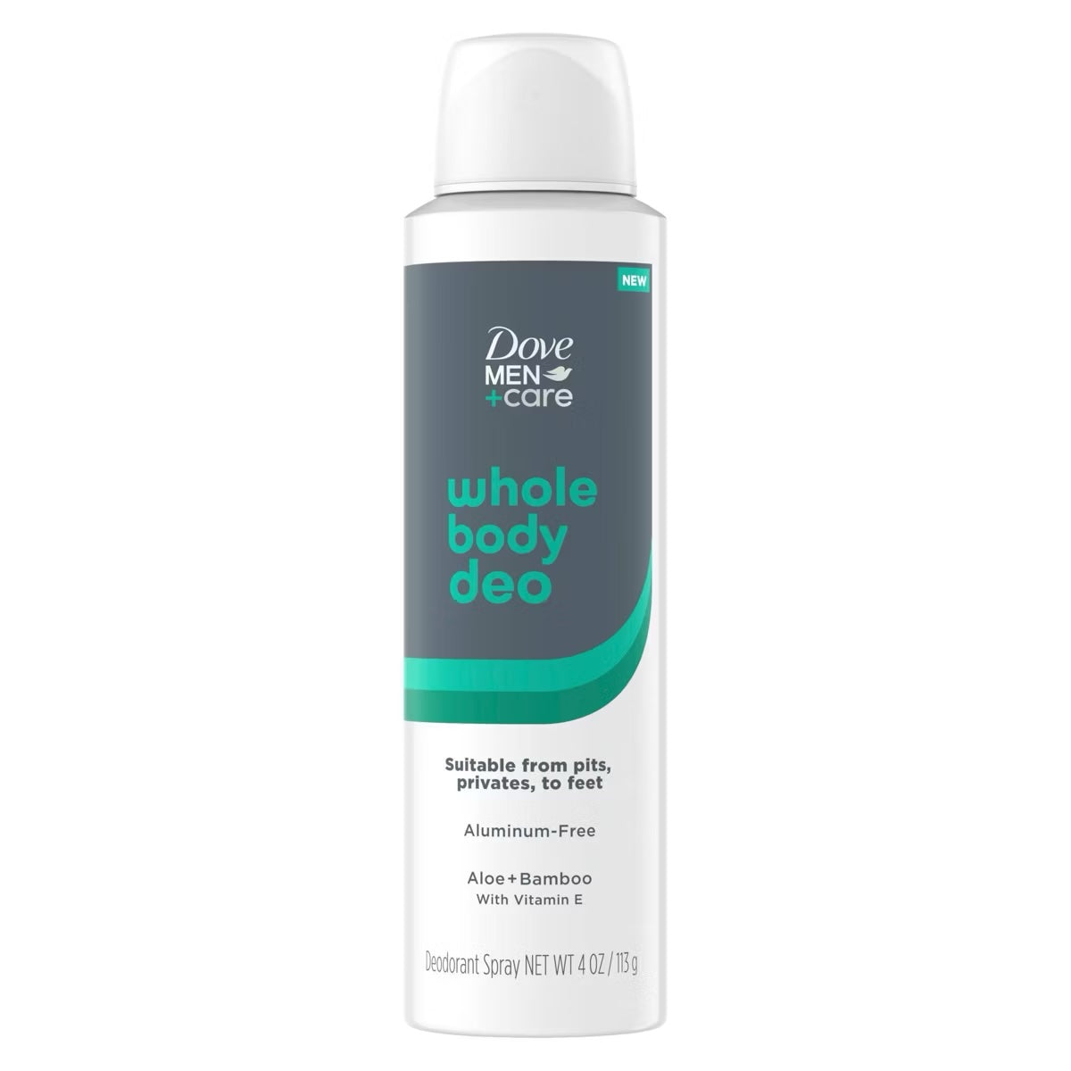 Dove Men+Care Aloe &amp; Bamboo Whole Body Deodorant Spray - Aluminum Free - 4oz image 0