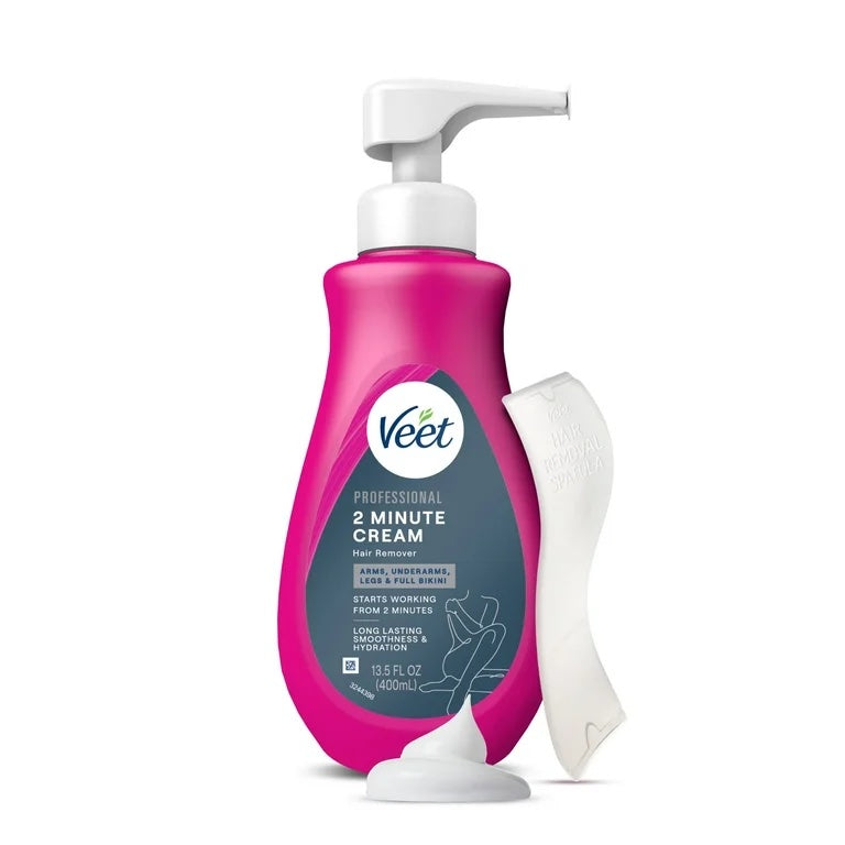 Veet Professional 2 minute Hair Removal Cream for all skin types including sensitive, 13.5 fl oz, image 0