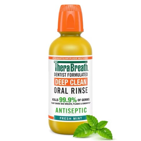 TheraBreath Deep Clean Antiseptic Oral Rinse - 16 fl oz image 0