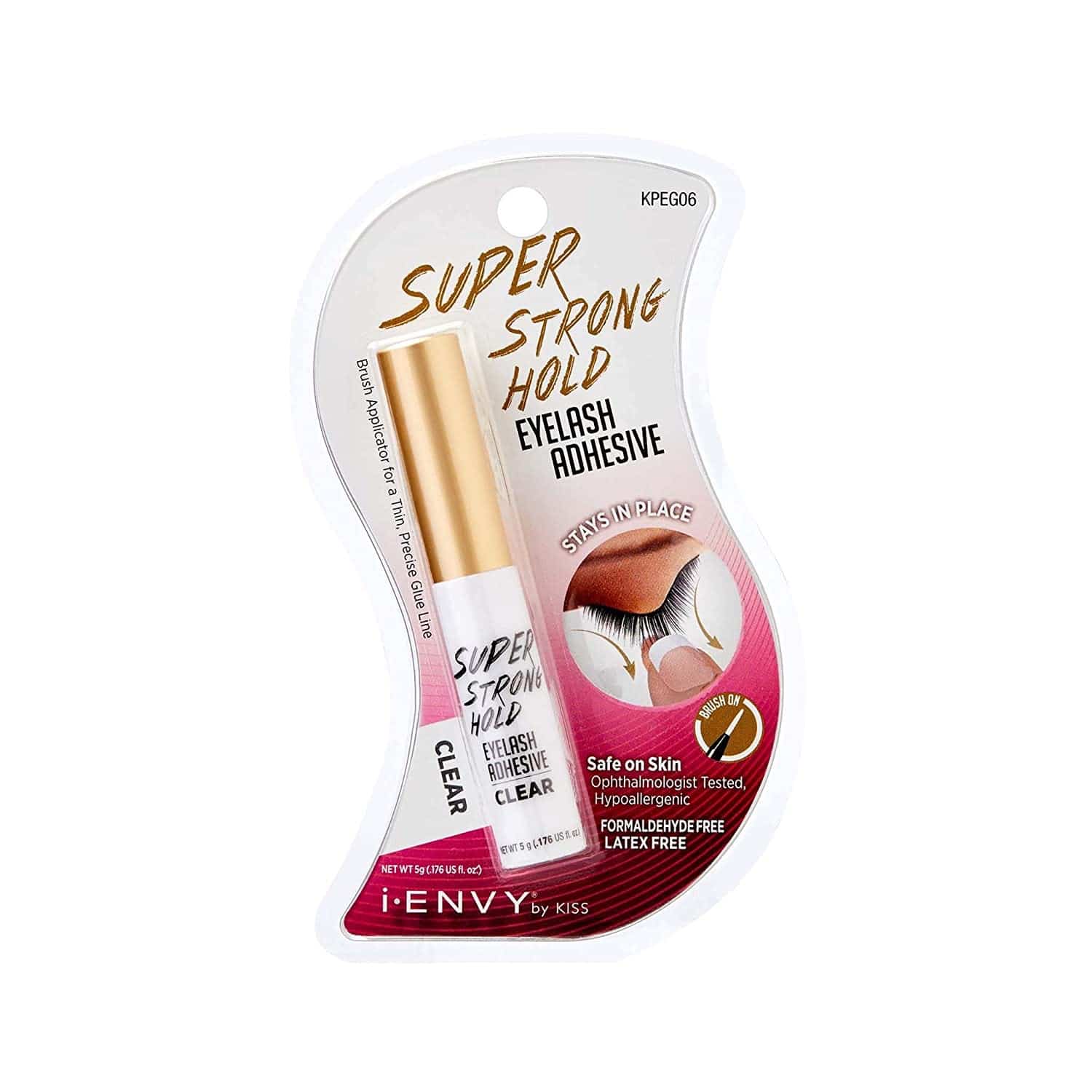 KISS i-Envy Super Strong Hold Eyelash Adhesive - Clear image