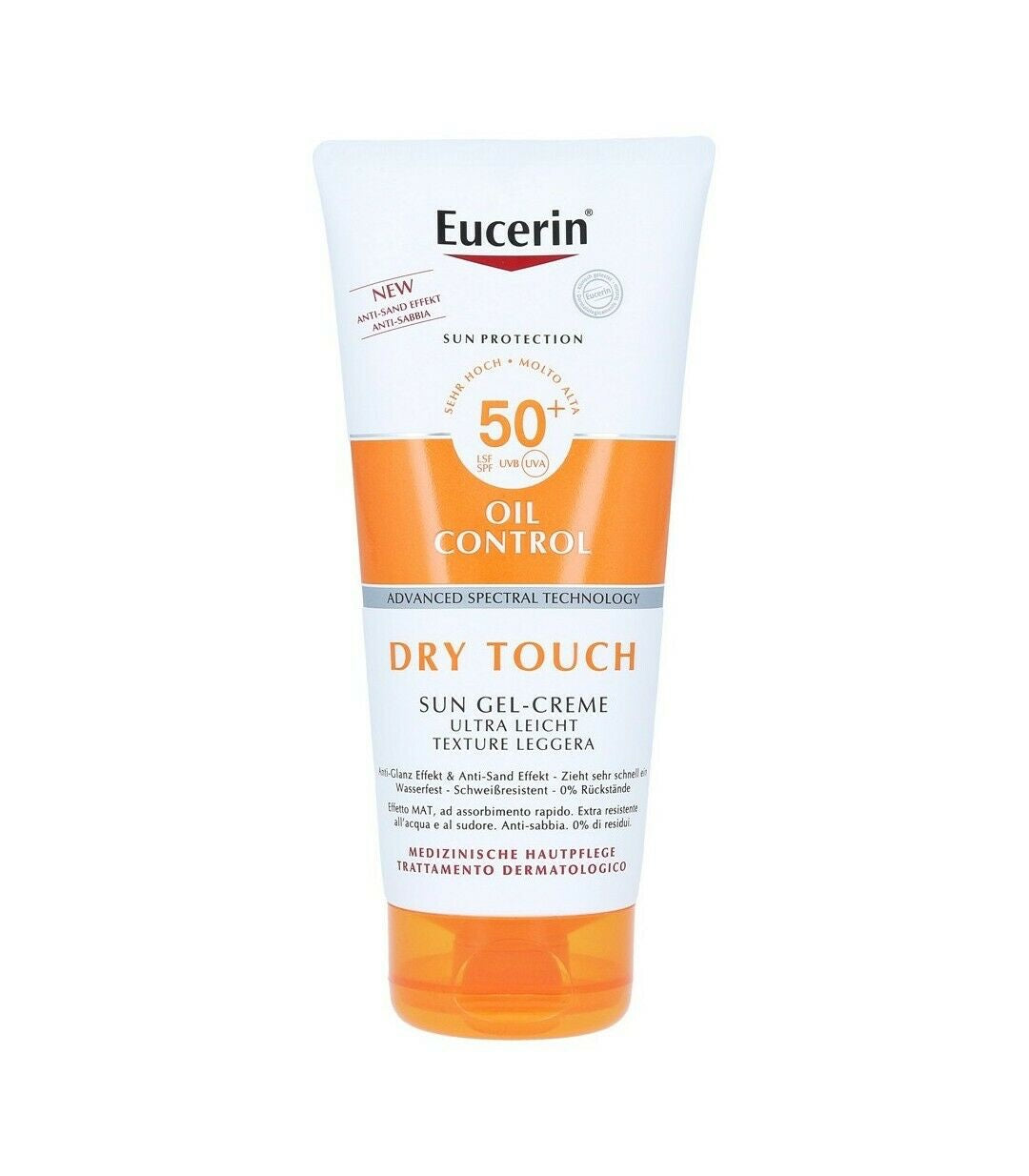 Eucerin Sun Protection Sensitive Protect Sun Gel-Cream Dry Touch SPF50+ 200 ml image 0