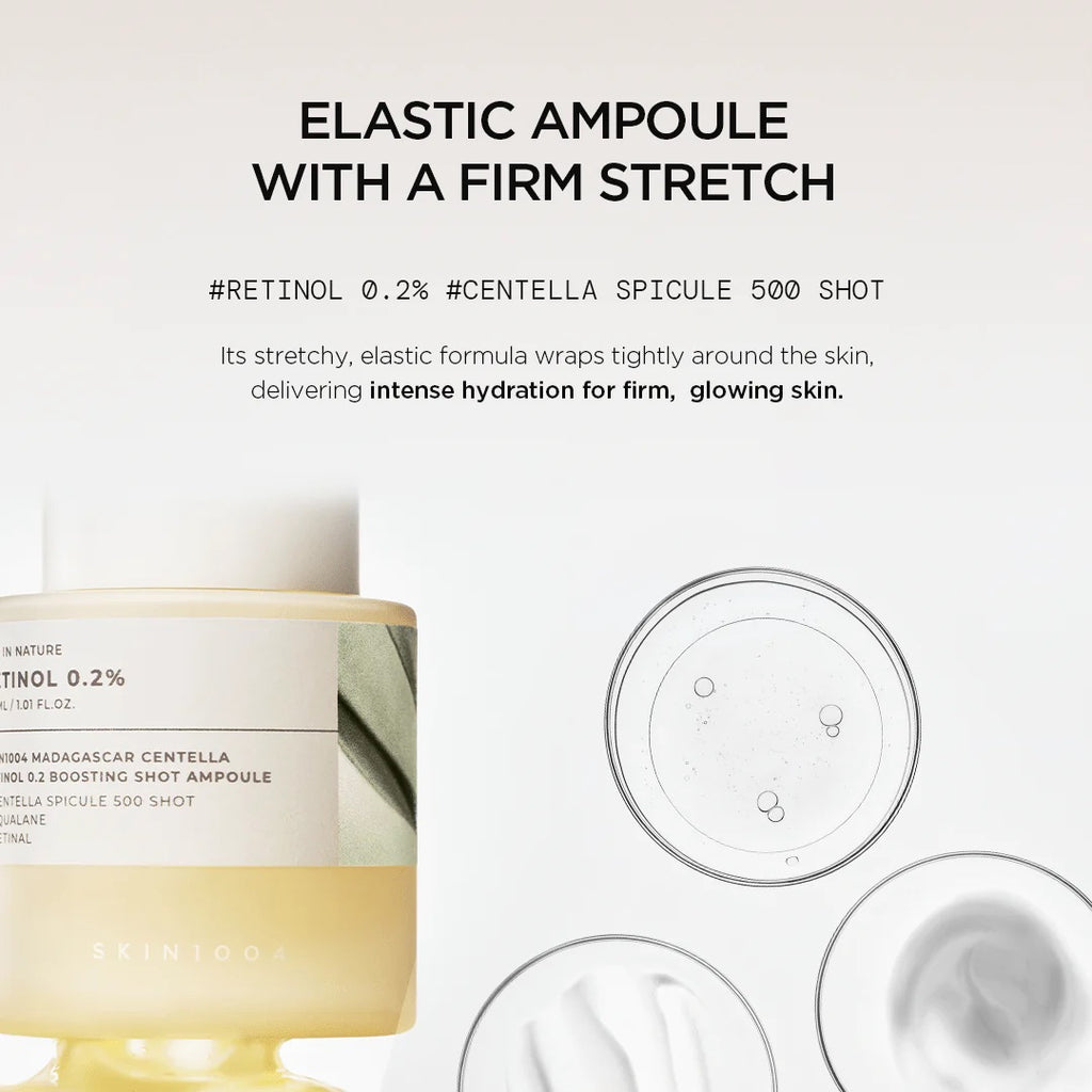 SKIN1004 - Lab in Nature Madagascar Centella Retinol 0.2 Boosting Shot Ampoule image 2