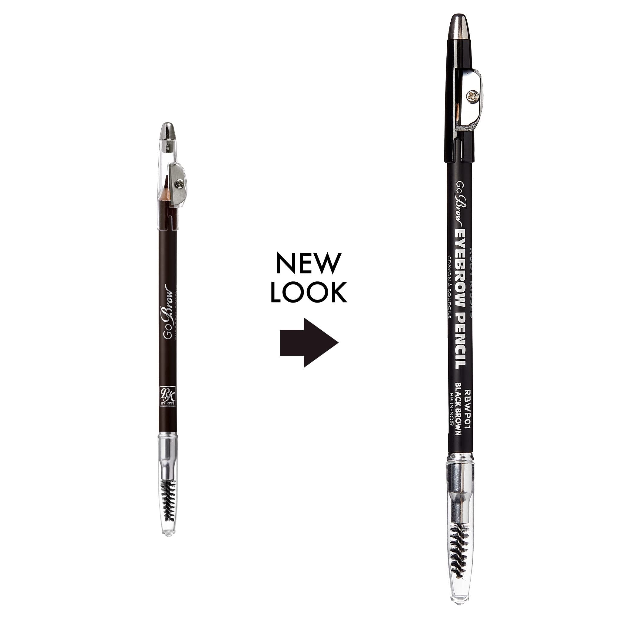 Ruby Kisses GoBrow Eyebrow Pencil - Black Brown image