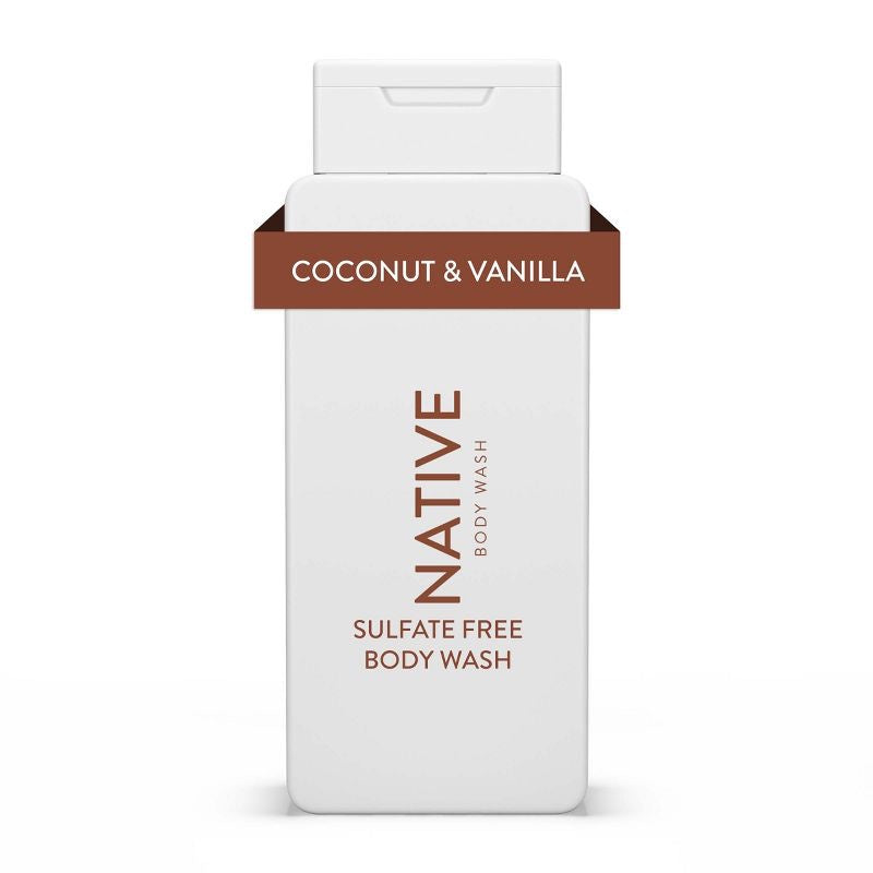 Native Body Wash - Coconut &amp; Vanilla - Sulfate Free - 18 fl oz image 0