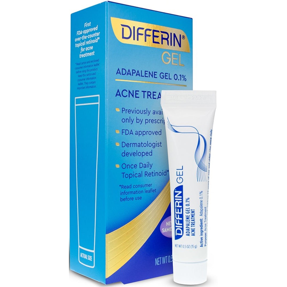 Differin Gel Adapalene Gel 0.1% Acne Treatment image 1