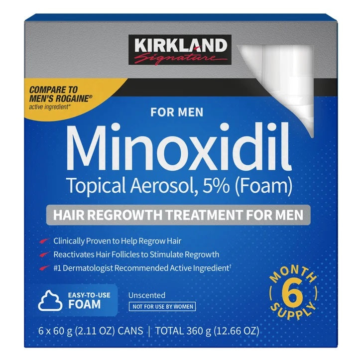 Kirkland Signature Hair Regrowth Treatment Minoxidil Foam for Men image 0