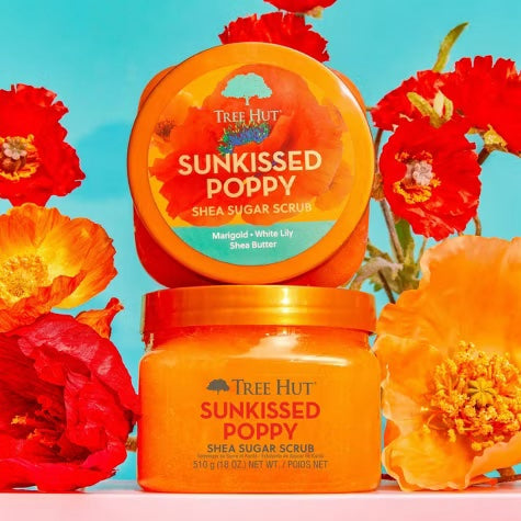 Tree Hut Sunkissed Poppy Shea Sugar Body Scrub - 18oz image 2