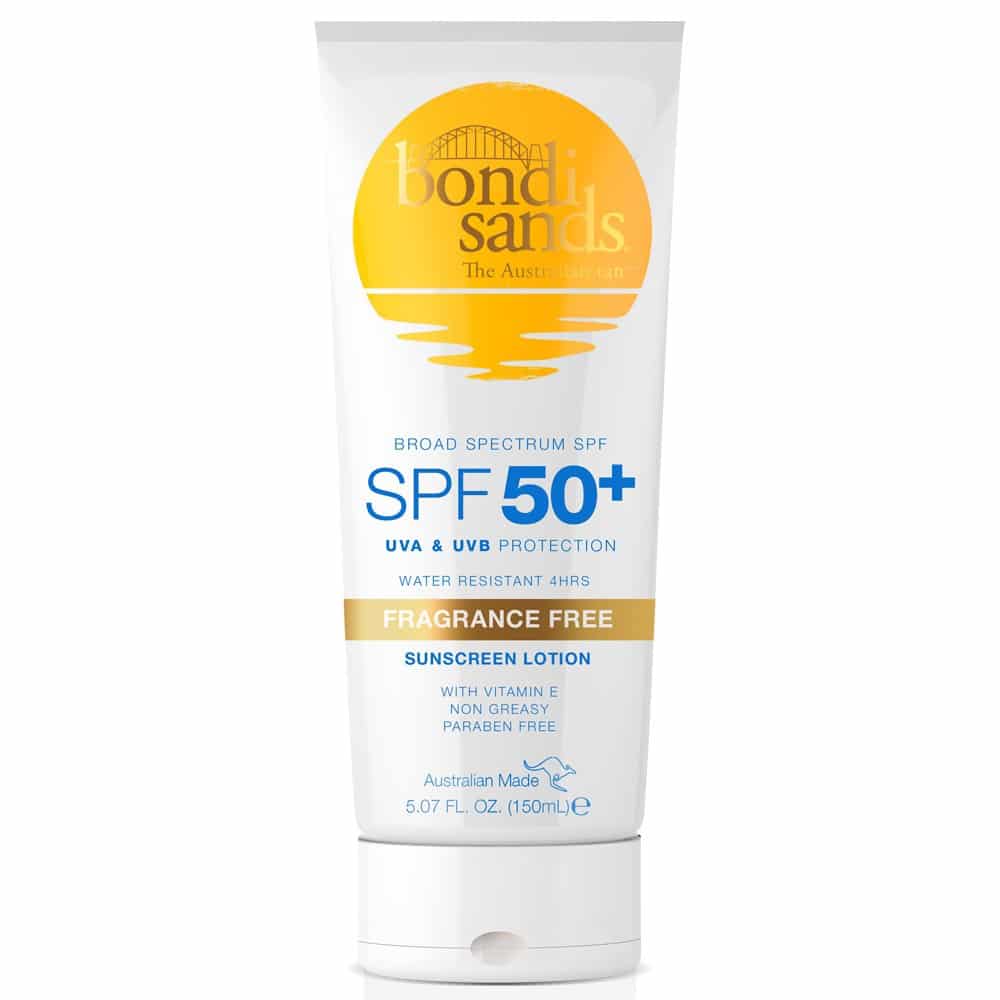 Bondi Sands Sunscreen Lotion SPF 50+ Fragrance Free 150ml image 0
