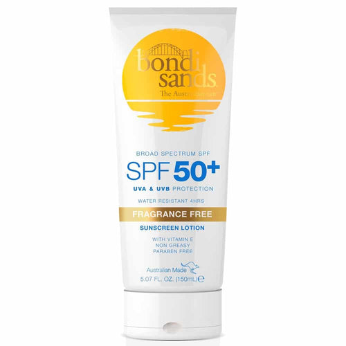 Bondi Sands Sunscreen Lotion SPF 50+ Fragrance Free 150ml image 0