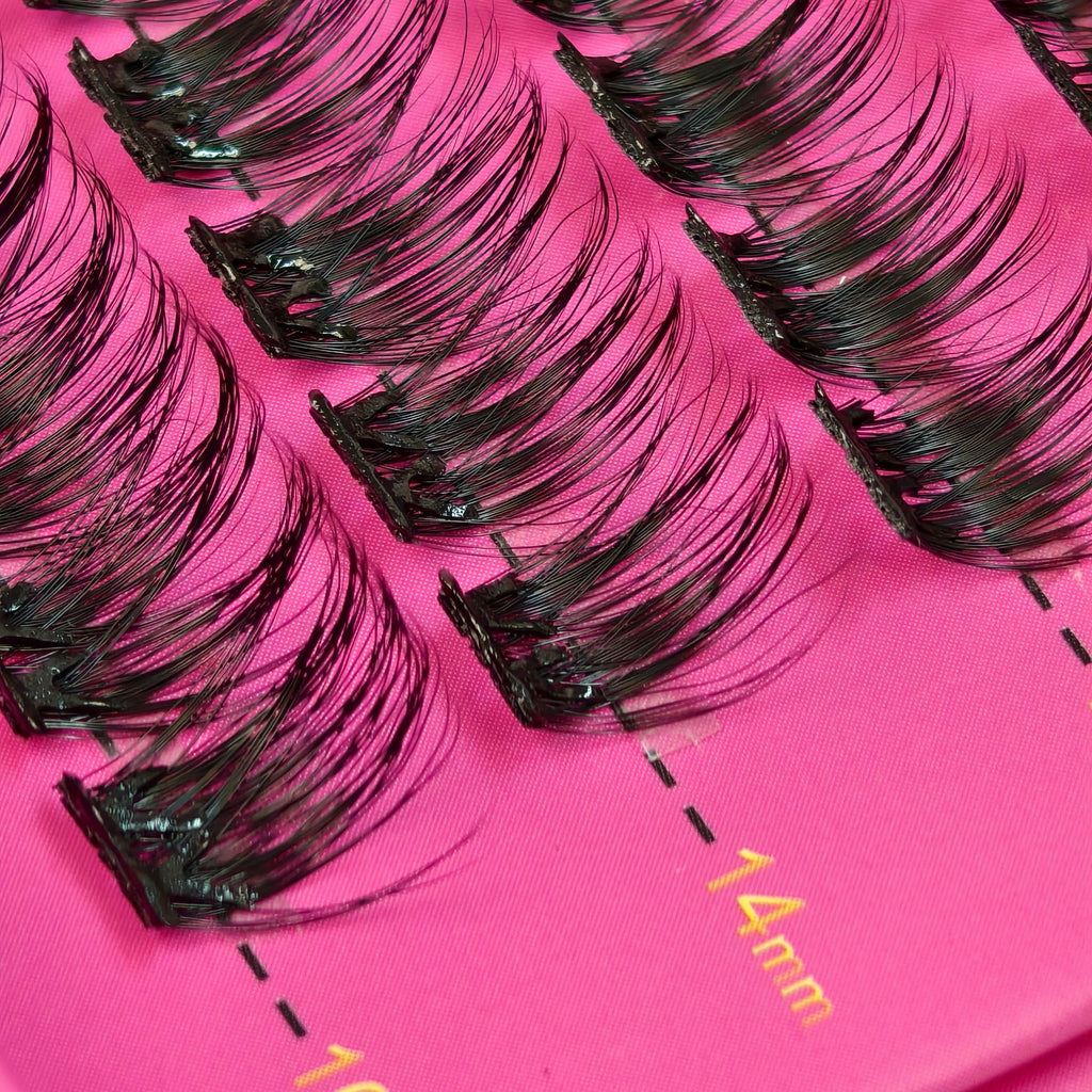 Slash Beauty Press On Cluster Lashes- Wisp Me Away image 1
