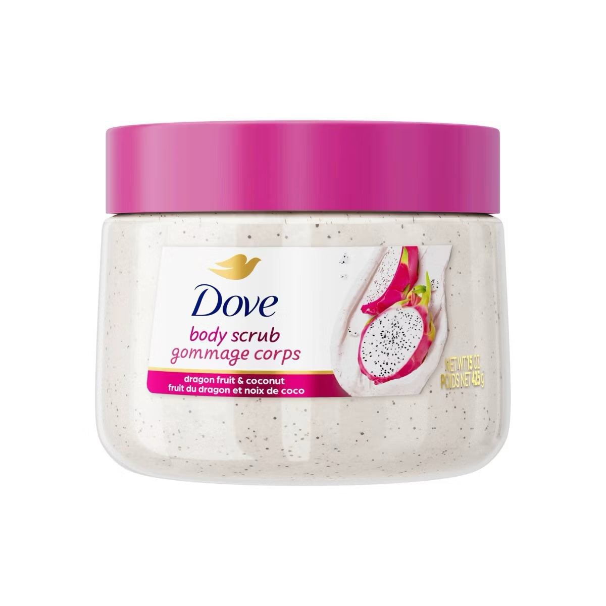 Dove Beauty Dove Exfoliating Body Scrub - Dragon Fruit &amp; Coconut - 15oz image 0