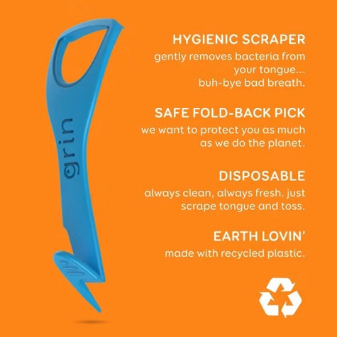 Grin Oral Care Tongue Cleaner - 48ct image 1