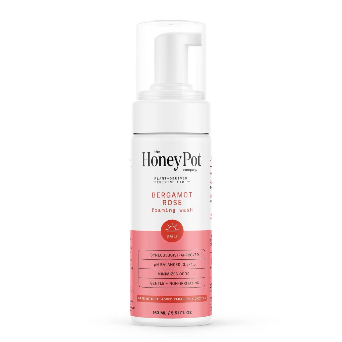 The Honey Pot Company, Bergamot Rose Feminine Foaming Wash - 5.51 fl oz image 0