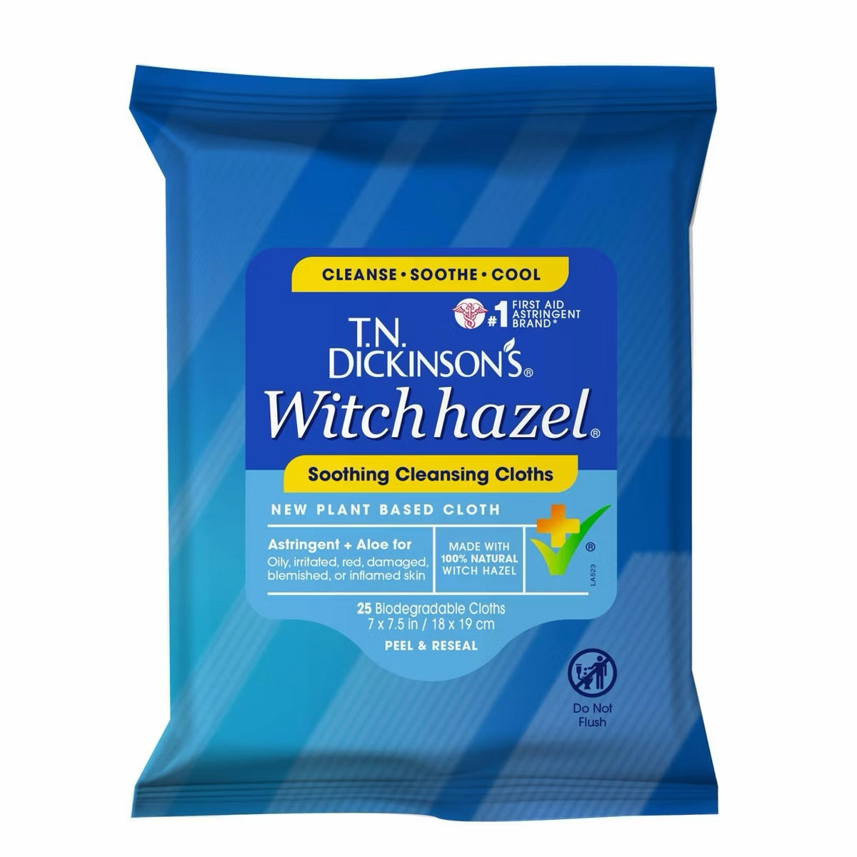 T.N. Dickinson's Witch Hazel Cleansing Cloths - 25ct image 0