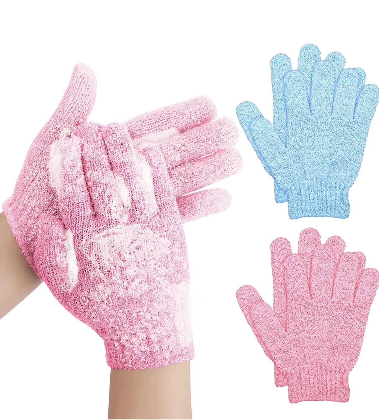AOA Exfoliating Bath Gloves image 0