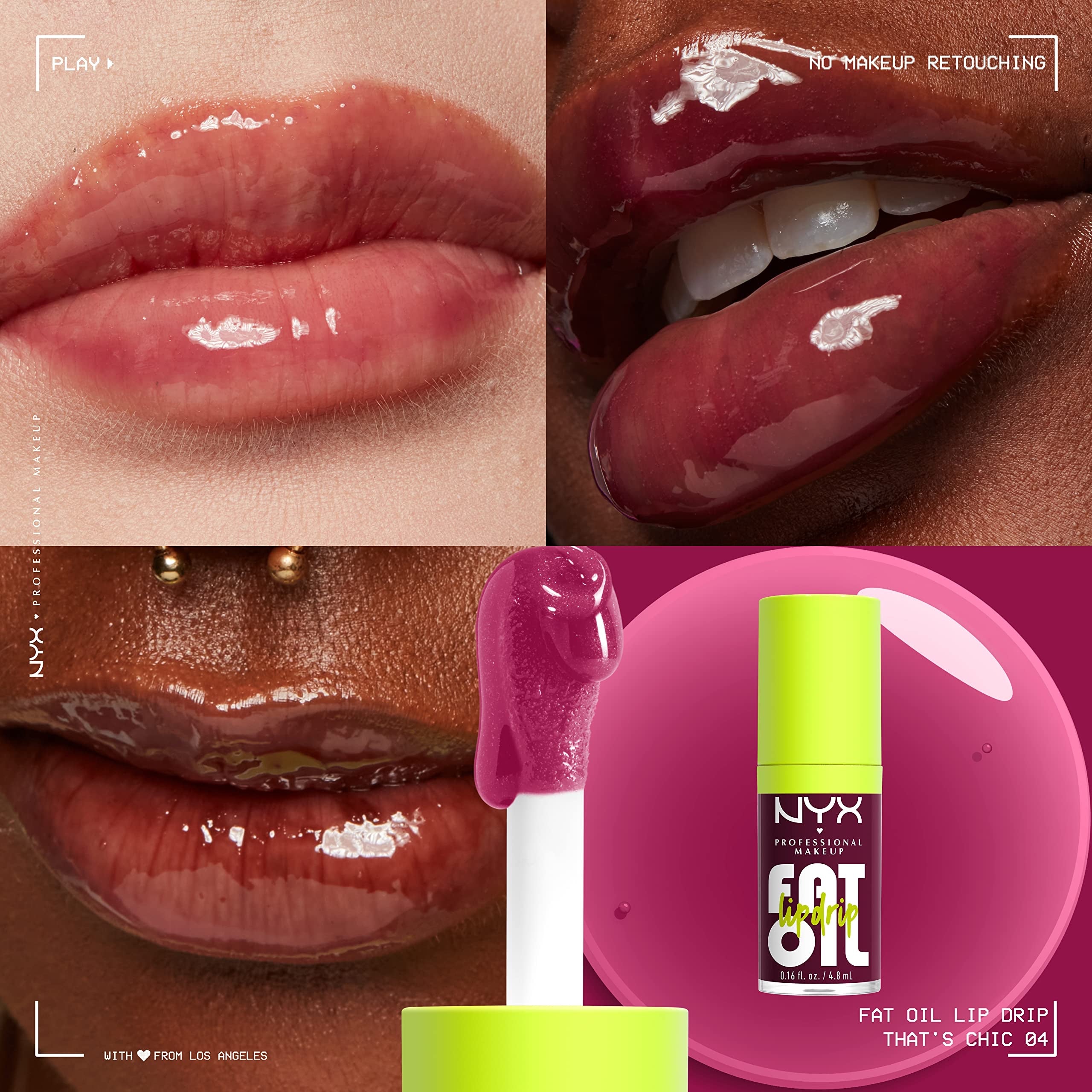 NYX Professional Makeup Fat Oil Lip Drip - That’s Chic image