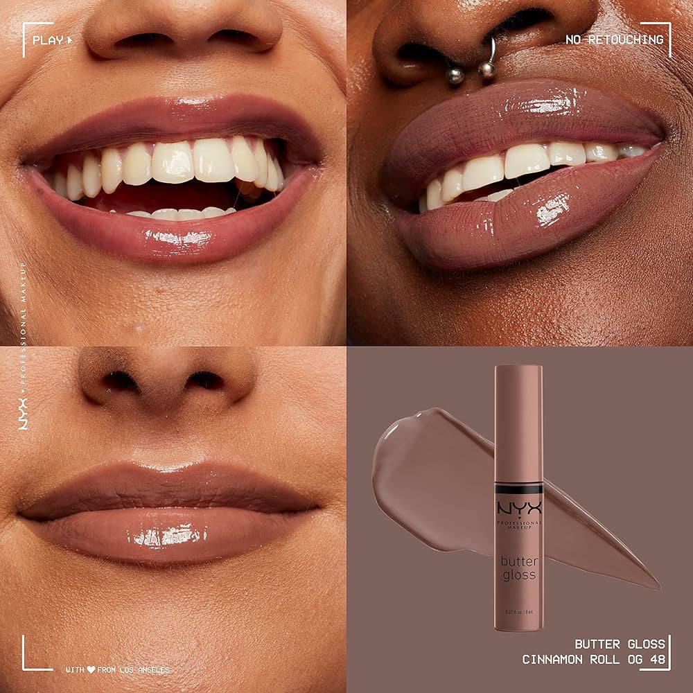 NYX Professional Makeup Butter Lip Glosses - cinnamon roll image