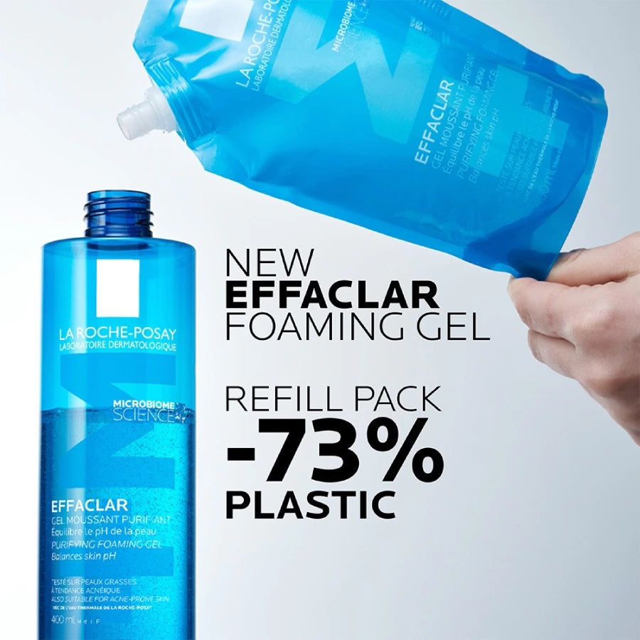 La Roche Posay Effaclar Purifying Foaming Gel Refill 400ml image 1