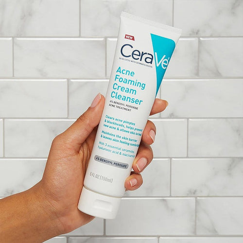 CeraVe Acne Foaming Cream Cleanser 4% image 1