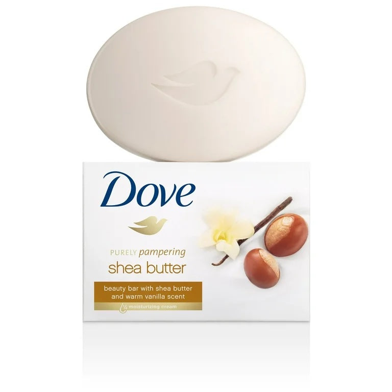 Dove Beauty Purely Pampering Shea Butter with Warm Vanilla Beauty Bar Soap - 1 pc image
