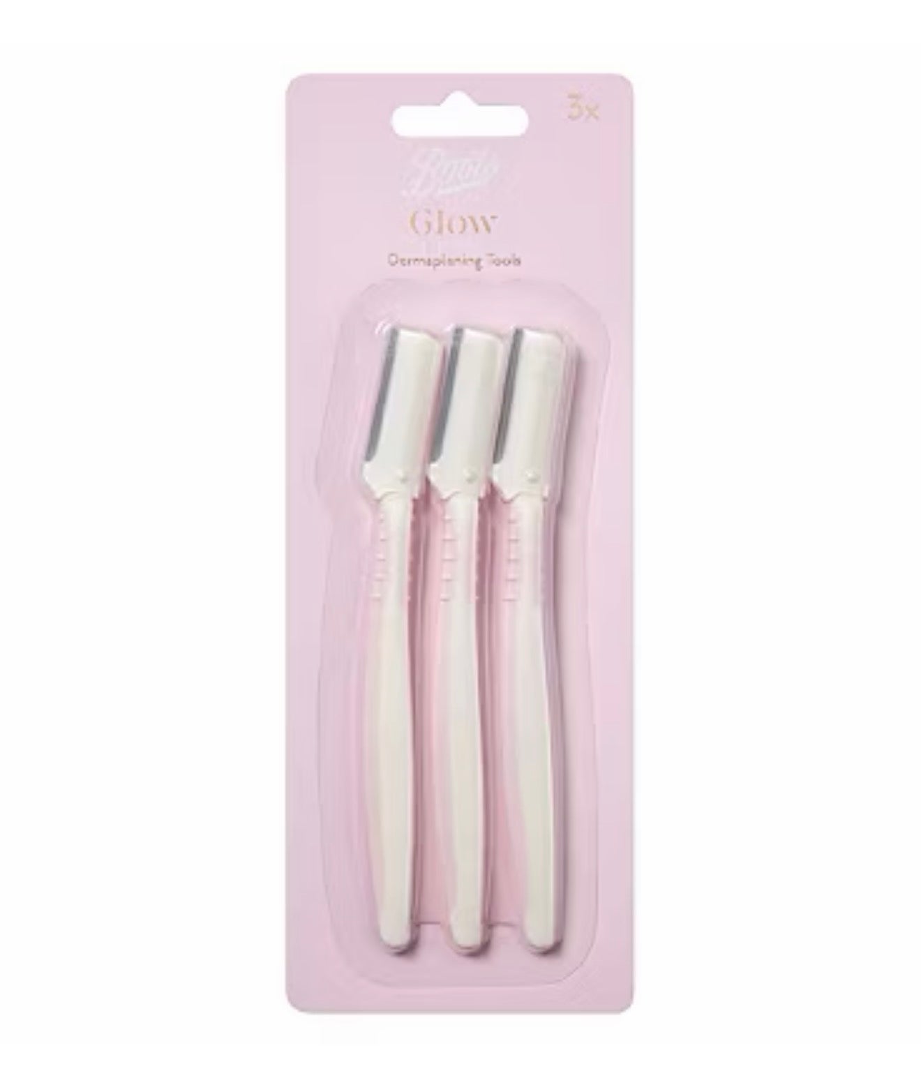Boots Glow Dermaplaner Razor Set -3ct