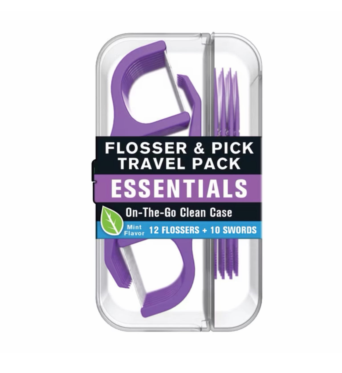Reach Flossers and Floss Picks Travel Pack, 12 Mint Flossers, 10 Floss Picks