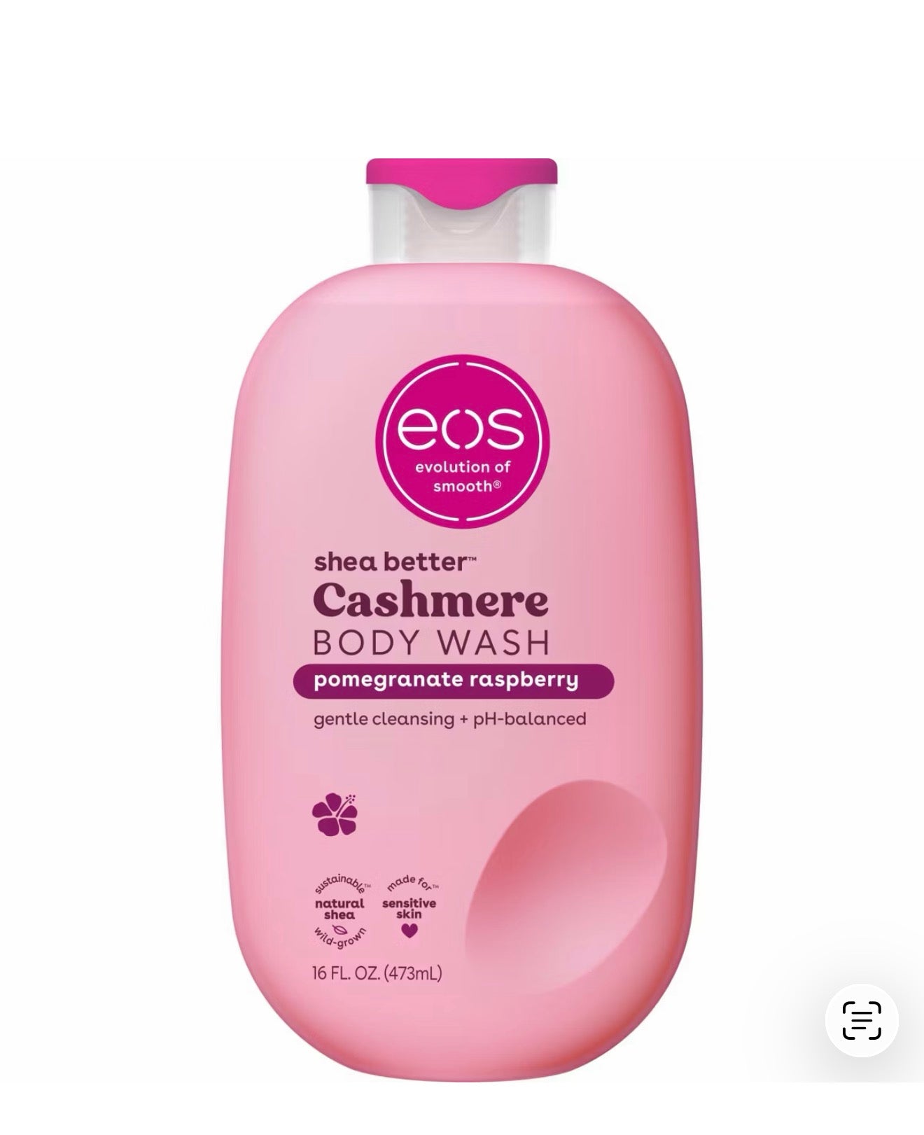 eos Cashmere Body Wash - Pomegranate Raspberry - 16 fl oz