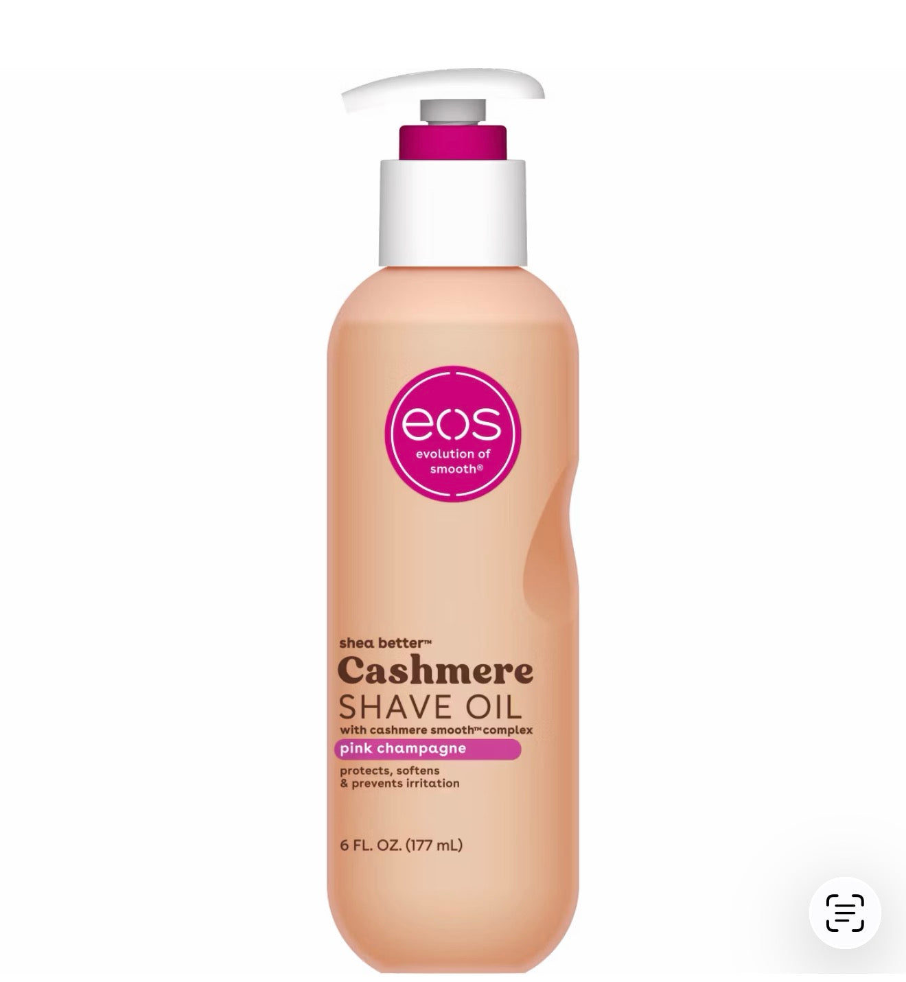 eos Cashmere Shave Oil - Pink Champagne - 6 fl oz