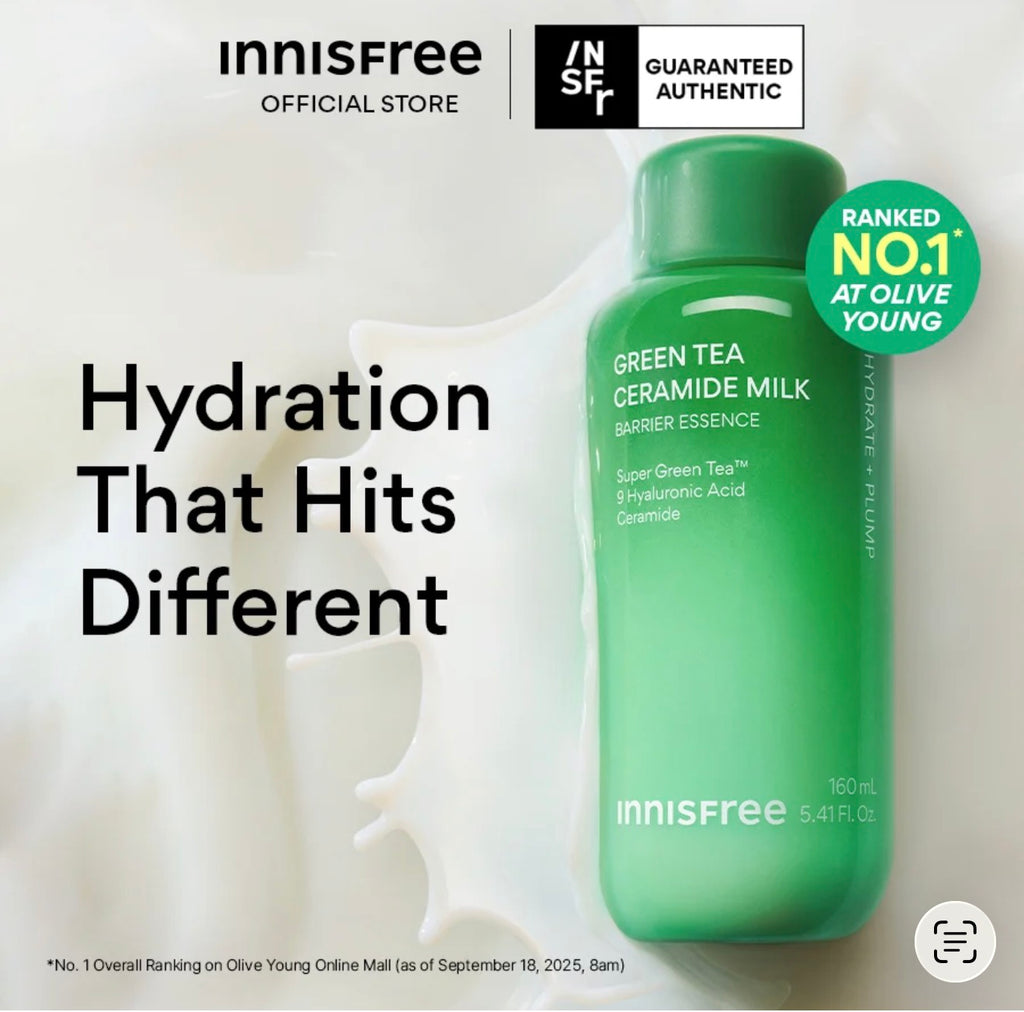 Innisfree Green Tea Ceramide Milk Barrier Essence