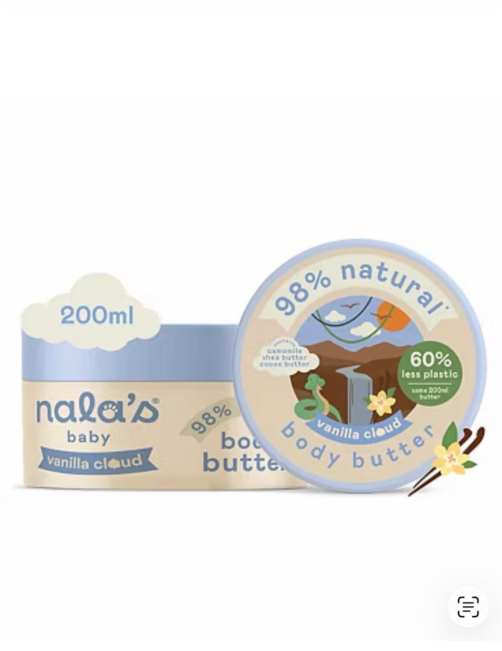 Nala's Baby Body Butter -Vanilla Cloud