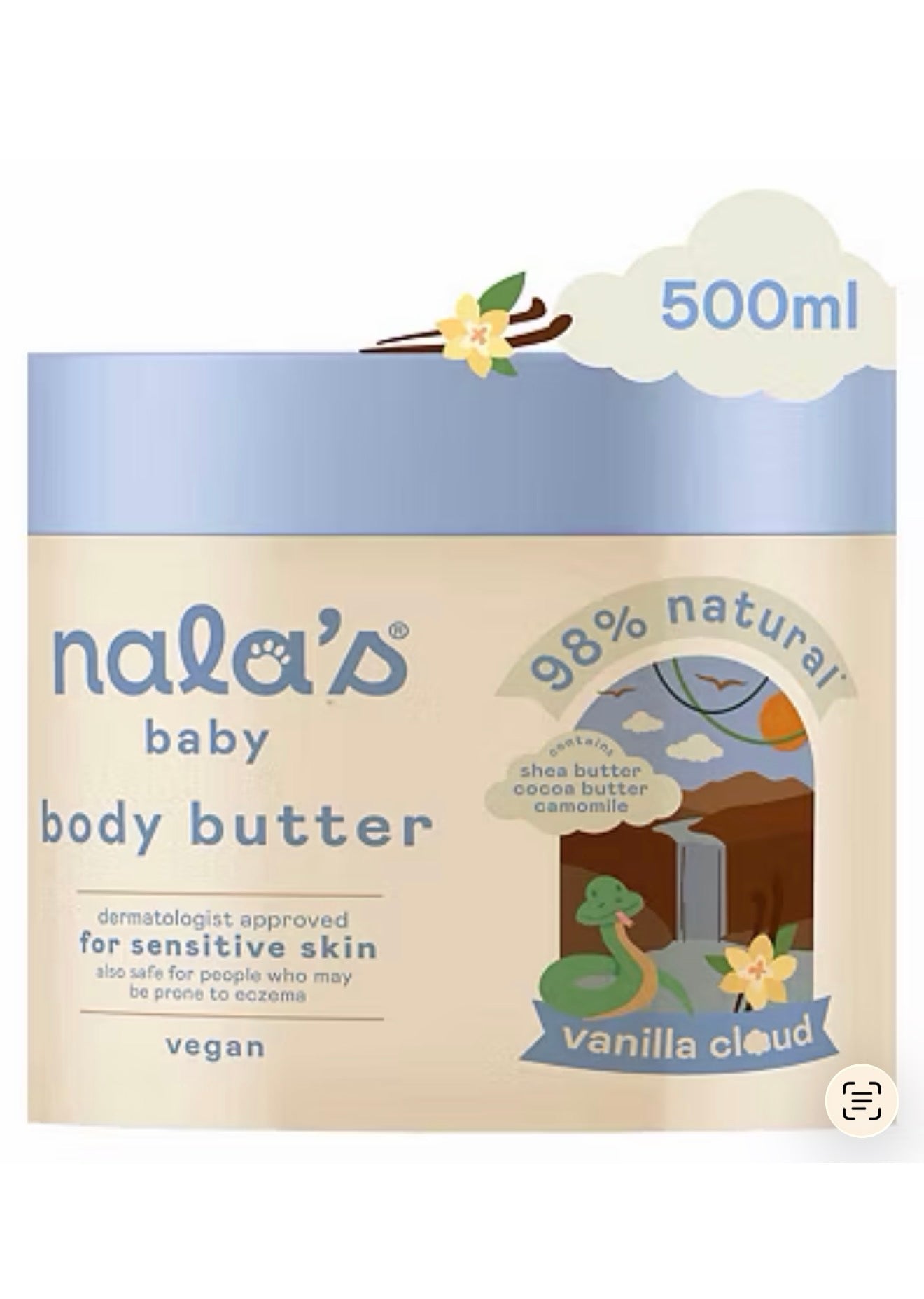 Nala's Baby Body Butter -Vanilla Cloud