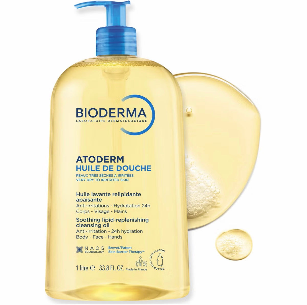 Bioderma Atoderm Huile de Douche Soothing Lipid-Replenishing Cleansing Oil 1L