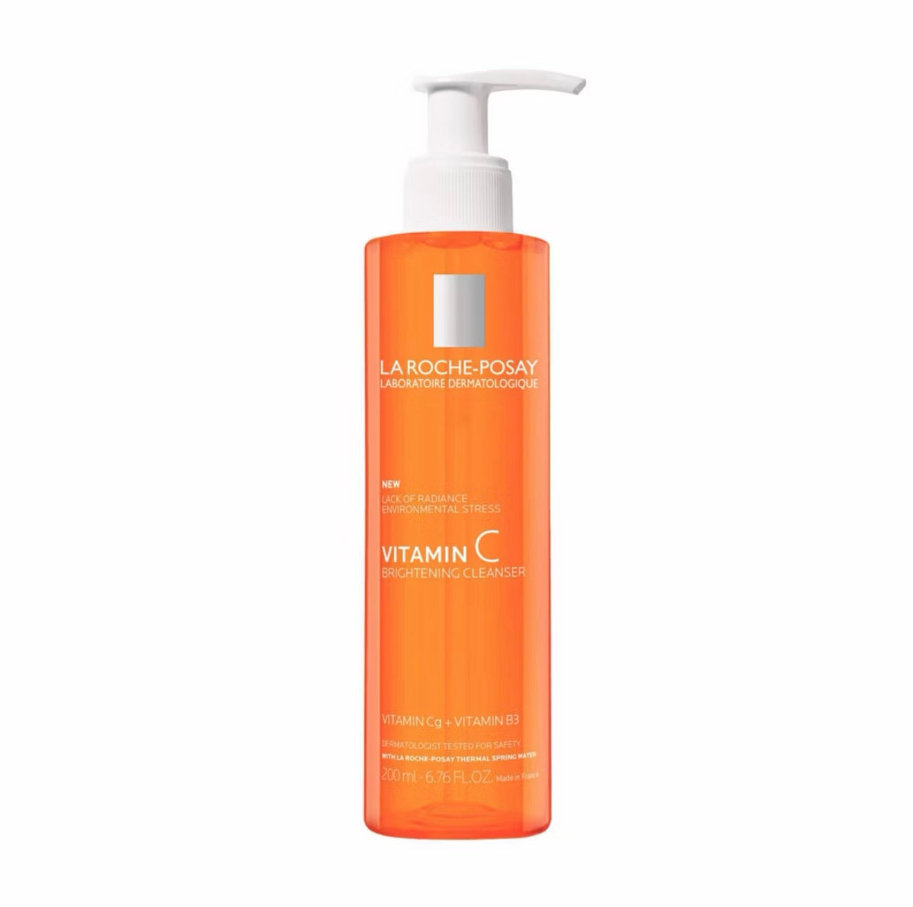 La Roche Posay Brightening Vitamin C Antioxidant Foaming Face Cleanser - 6.76 fl oz: For Normal, Oily, Combination Skin