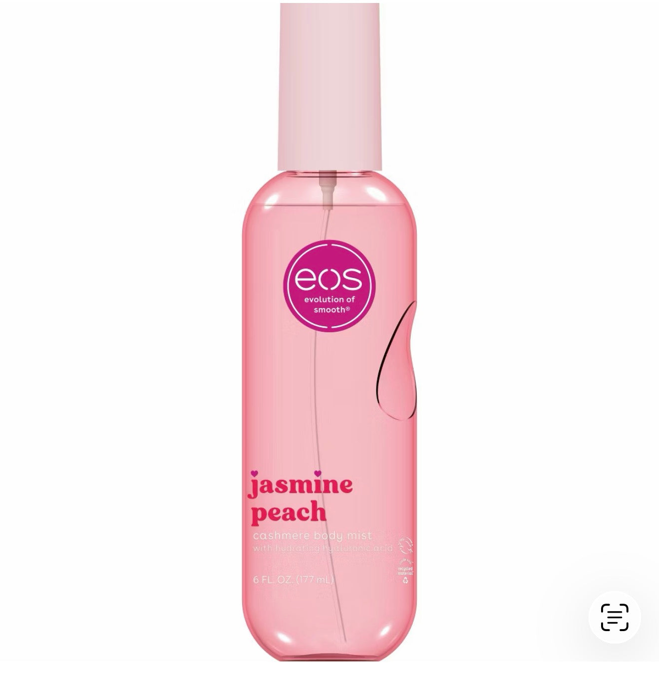 eos Cashmere Body Mist - Jasmine Peach - 6 fl oz