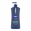 Vaseline Men Fast Absorbing Moisture 3-in-1 Body, Face & Hands Pump Lotion Scented - 20.3 fl oz