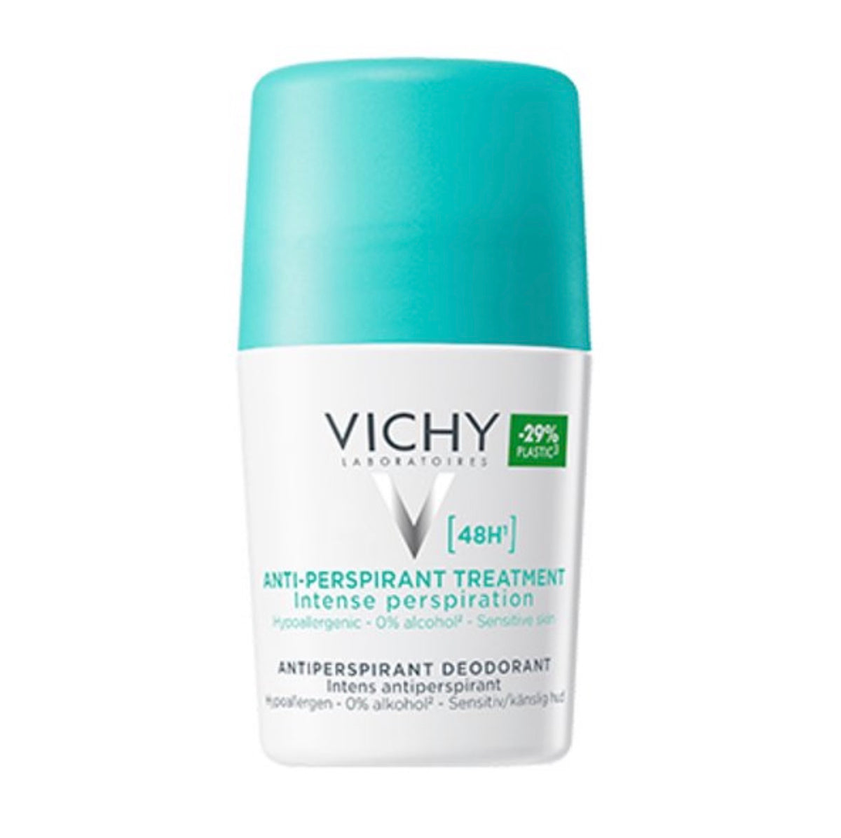 Vichy Anti-Perspirant Treatment Roll-On 48hr (NO WHITE MARKS)