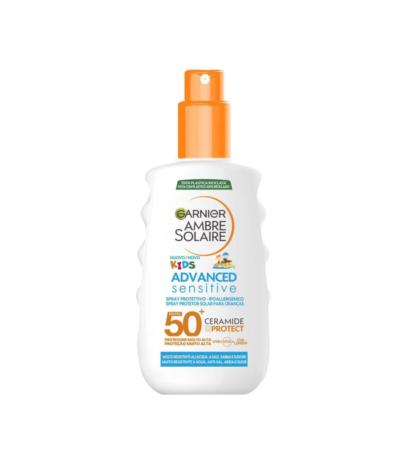 Garnier Ambre Solaire SPF 50+ Kids Sensitive Advanced Sun Cream Spray 150ml