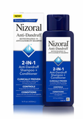Nizoral 2-in-1 Anti Dandruff Shampoo and Conditioner, 14 Fl Oz, 1% Ketoconazole
