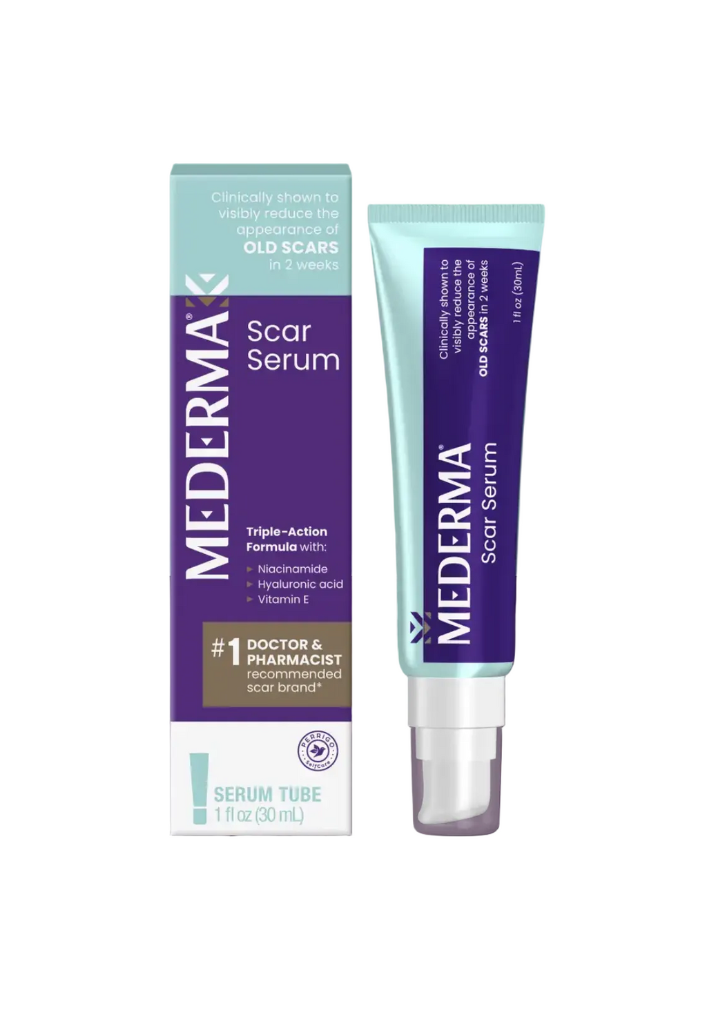 Mederma Scar Serum for Old Scars, Triple-Action with Niacinamide
