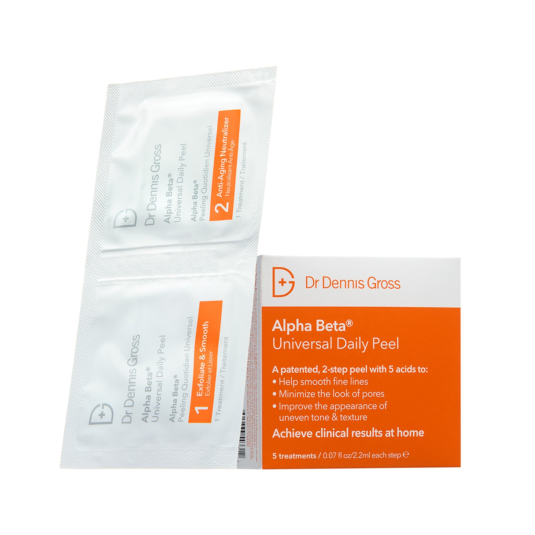Dr. Dennis Gross Skincare Mini Alpha Beta Universal Daily Peel Pads 5pk