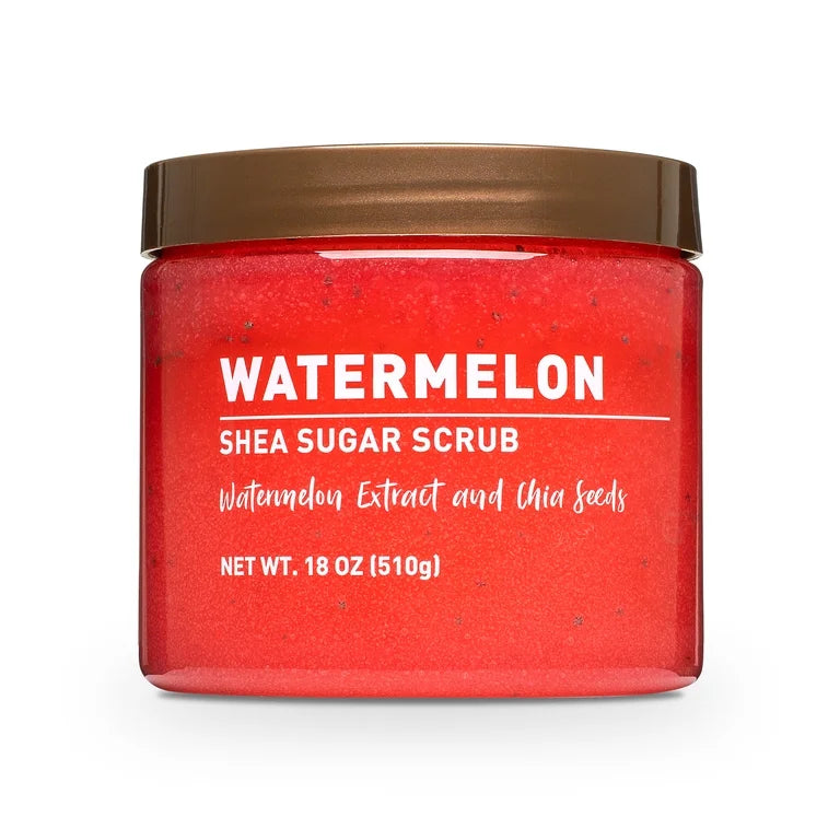 Equate Shea Sugar Scrub, Watermelon, 18 oz