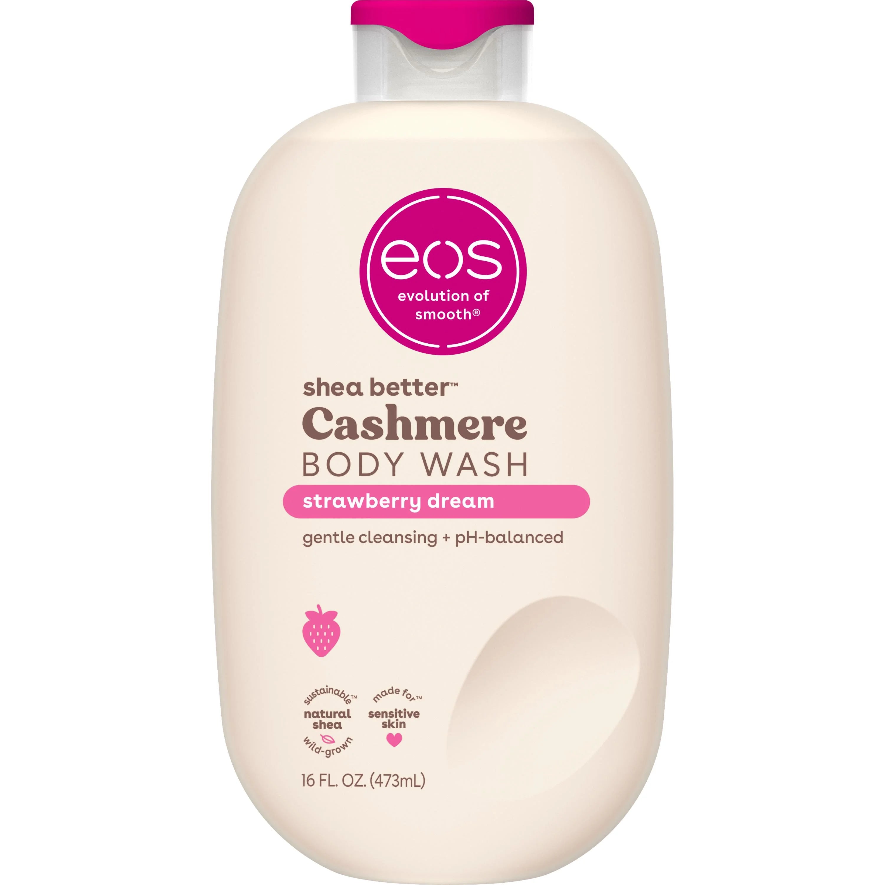 eos Cashmere Body Wash - Strawberry Dream - 16 fl oz