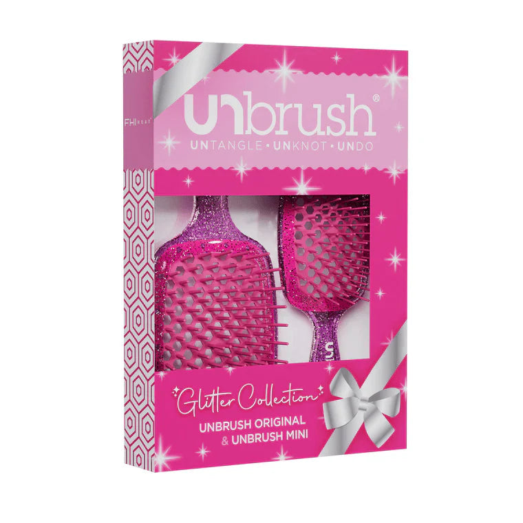 FHI HEAT COLLECTION UNbrush Chrome Pink Duo Set